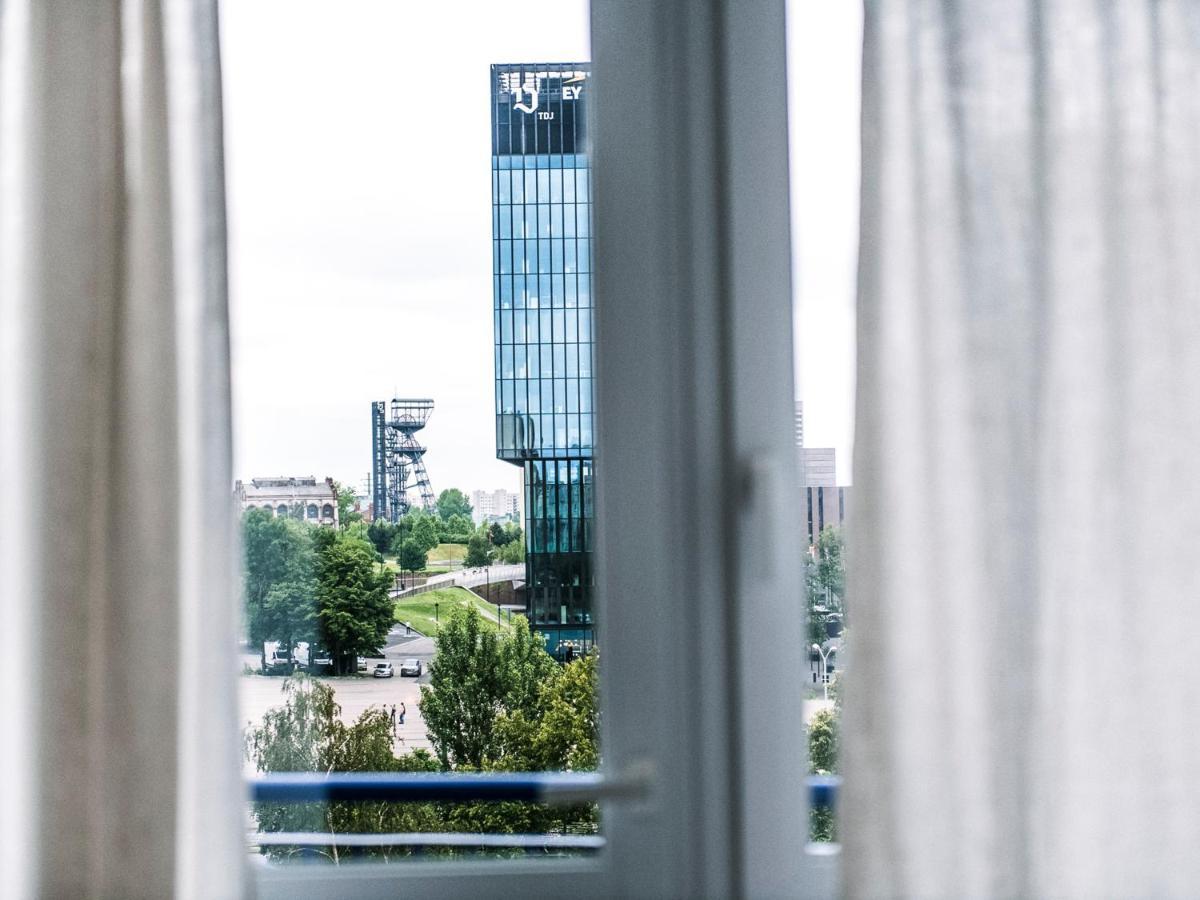 Pastel Blue Silesian Place Apartments Kattowitz Exterior foto